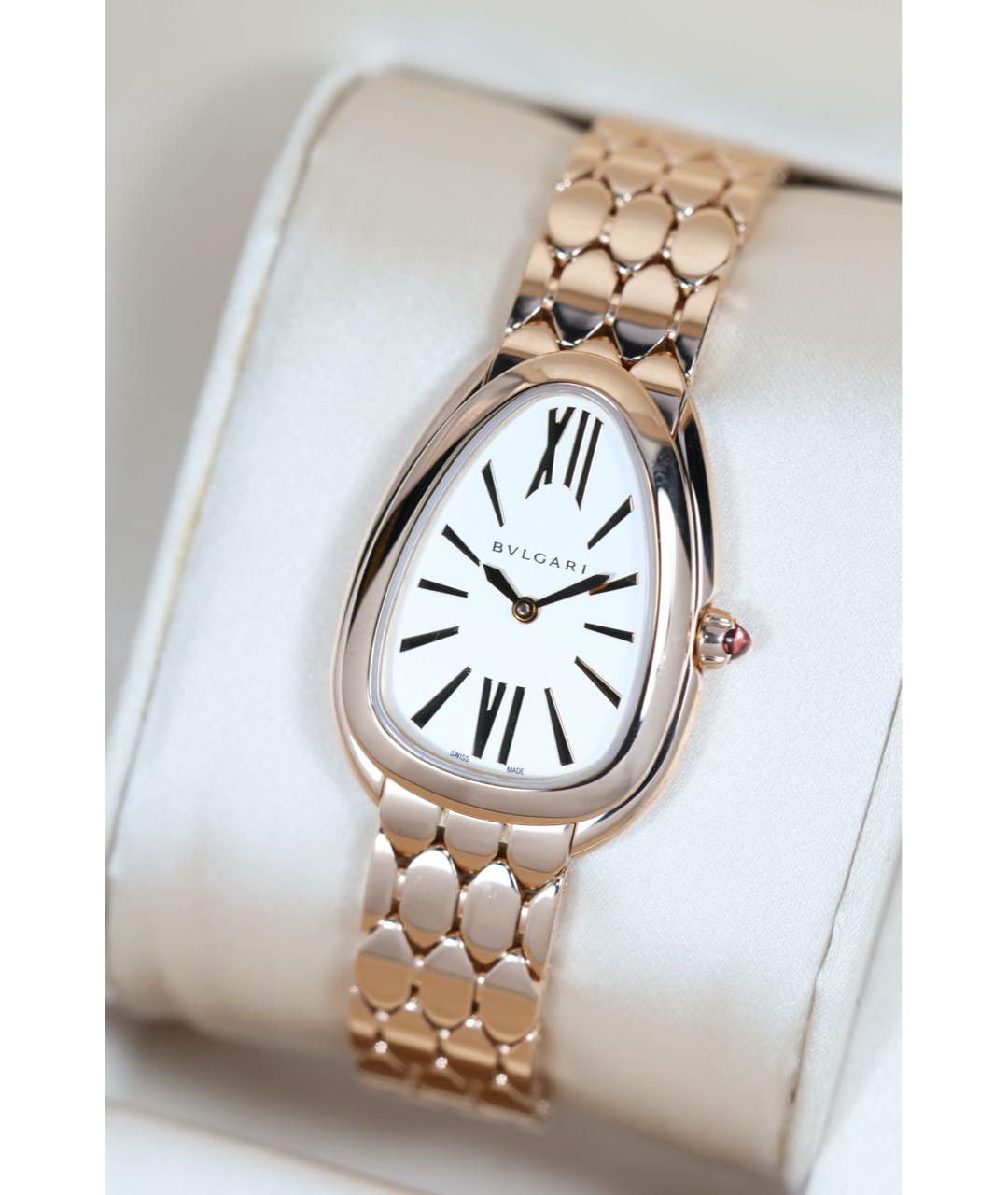 BVLGARI Золотые часы из розового золота, фото 4