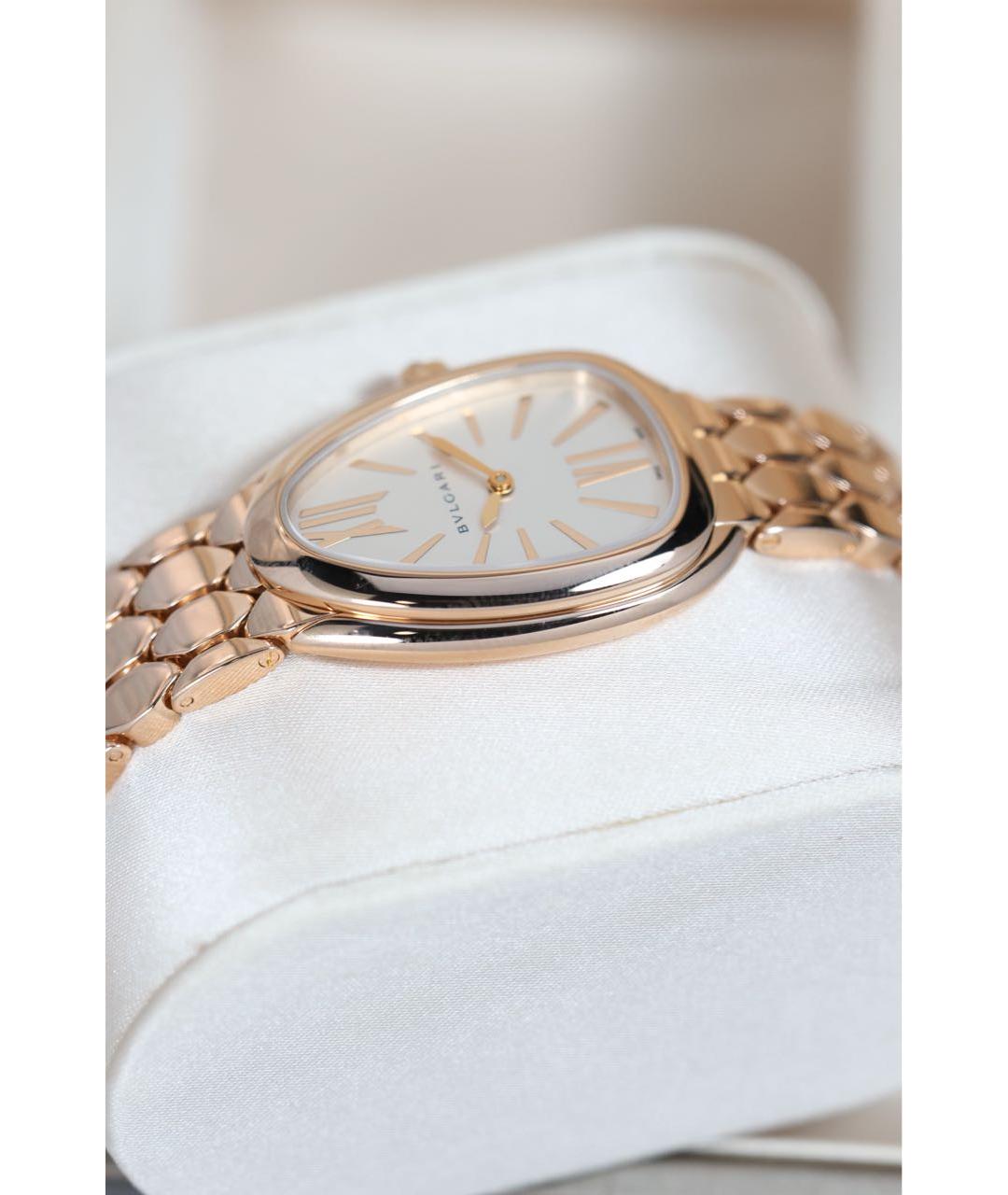 BVLGARI Золотые часы из розового золота, фото 3