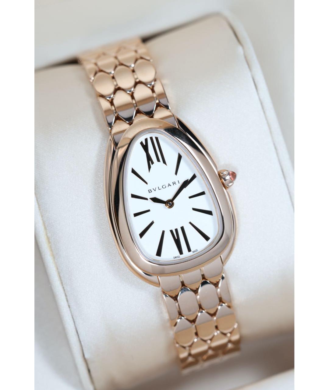 BVLGARI Золотые часы из розового золота, фото 6
