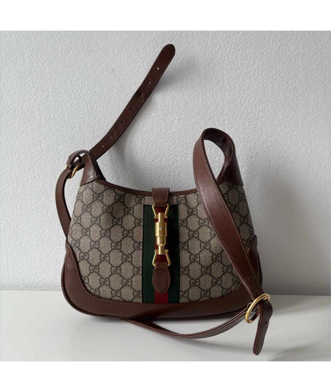 GUCCI Коричневая сумка с короткими ручками, фото 7