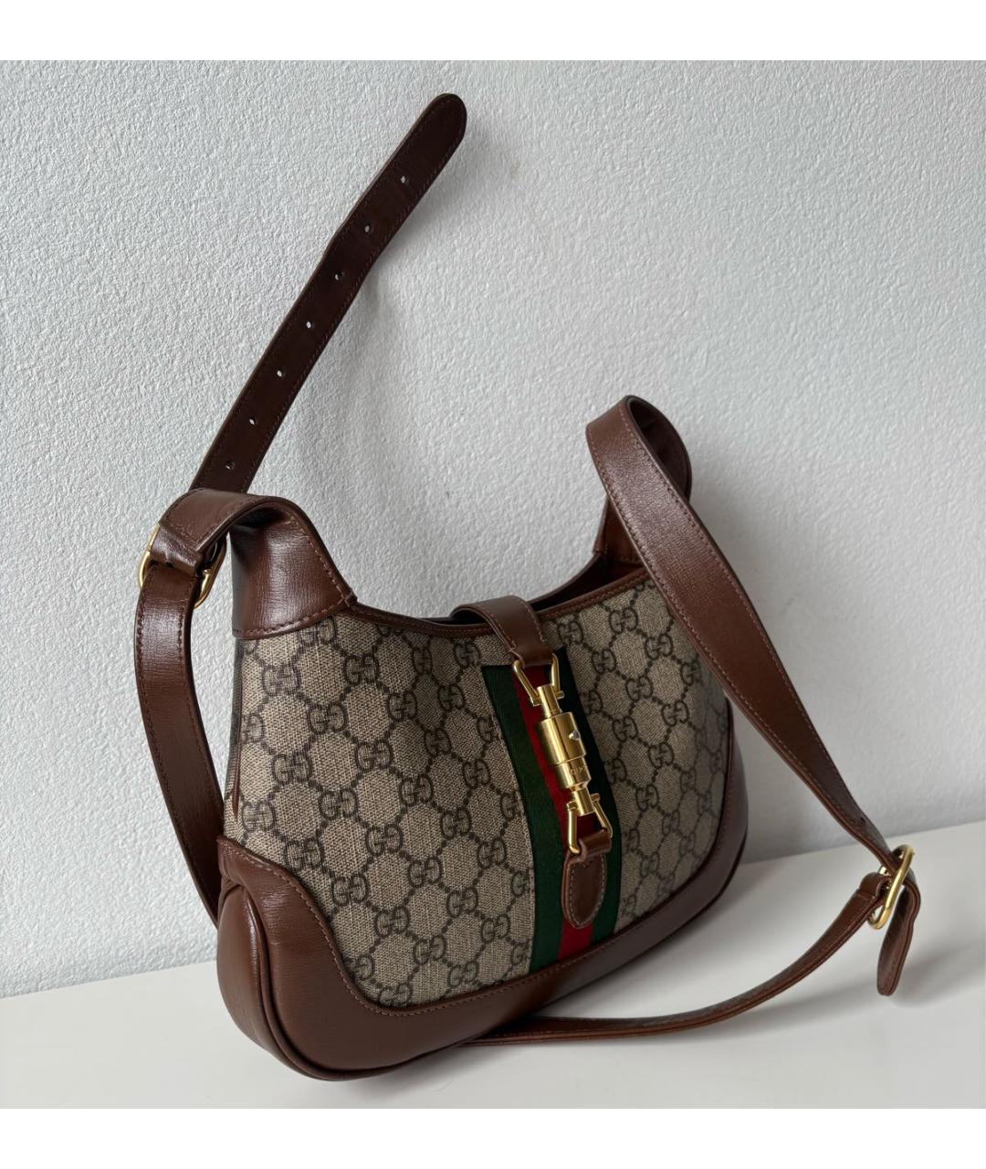 GUCCI Коричневая сумка с короткими ручками, фото 2