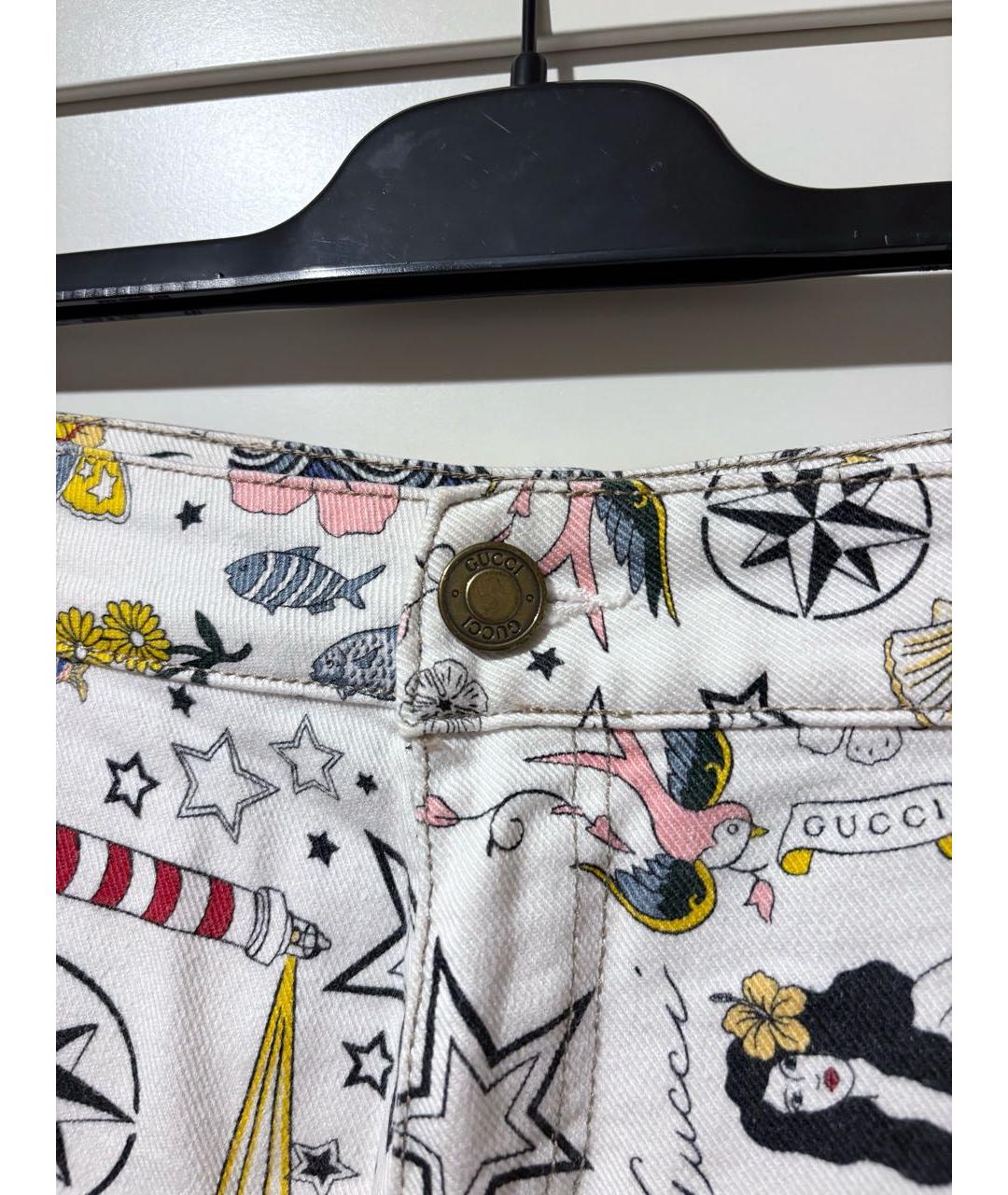 GUCCI Мульти деним шорты, фото 3