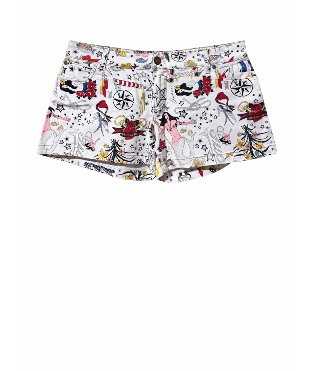 GUCCI Мульти деним шорты, фото 1