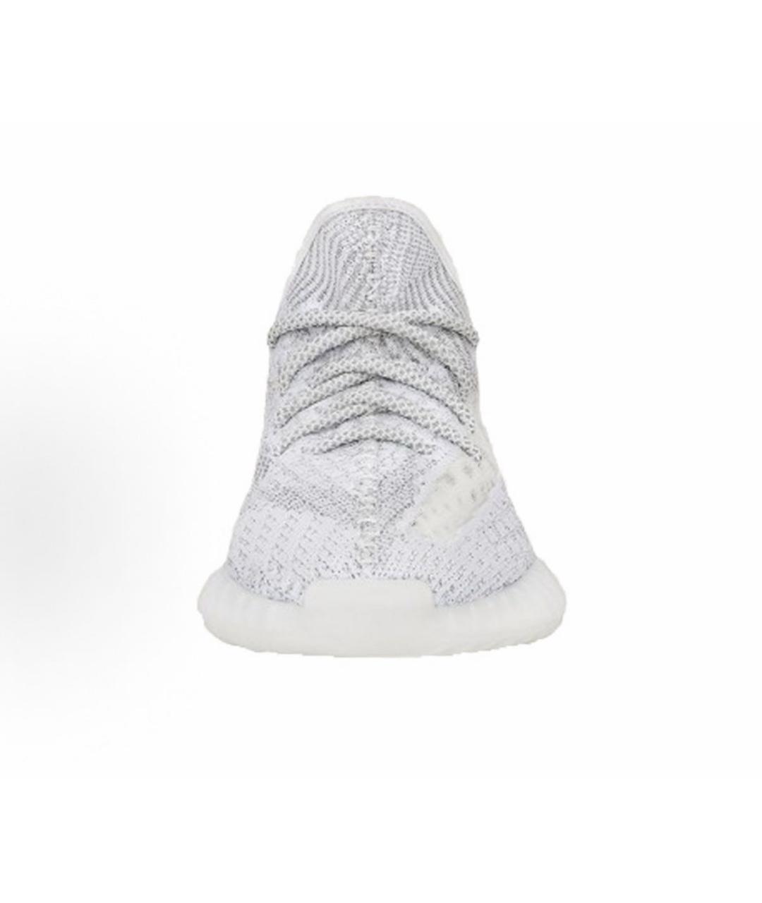 ADIDAS YEEZY Белые текстильные низкие кроссовки / кеды, фото 3