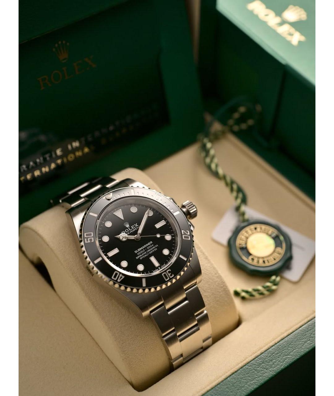 ROLEX Черные часы, фото 2