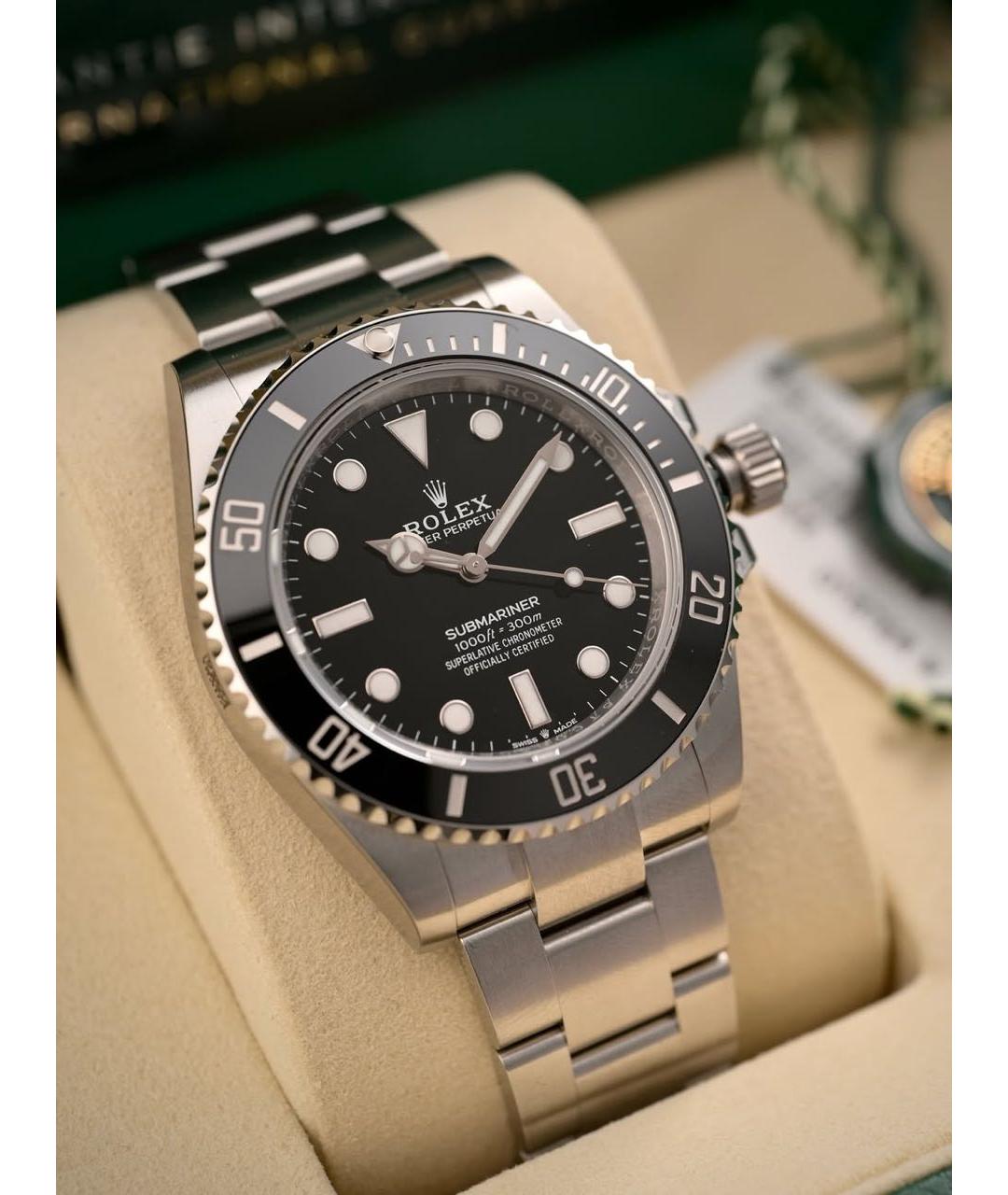 ROLEX Черные часы, фото 3