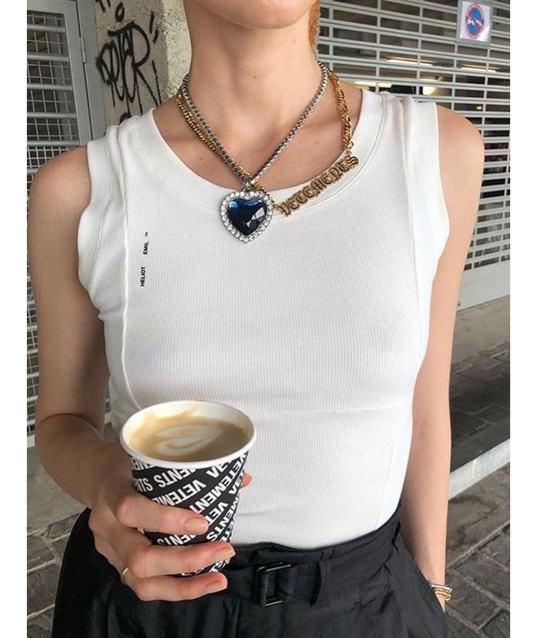 VETEMENTS Голубое колье, фото 3
