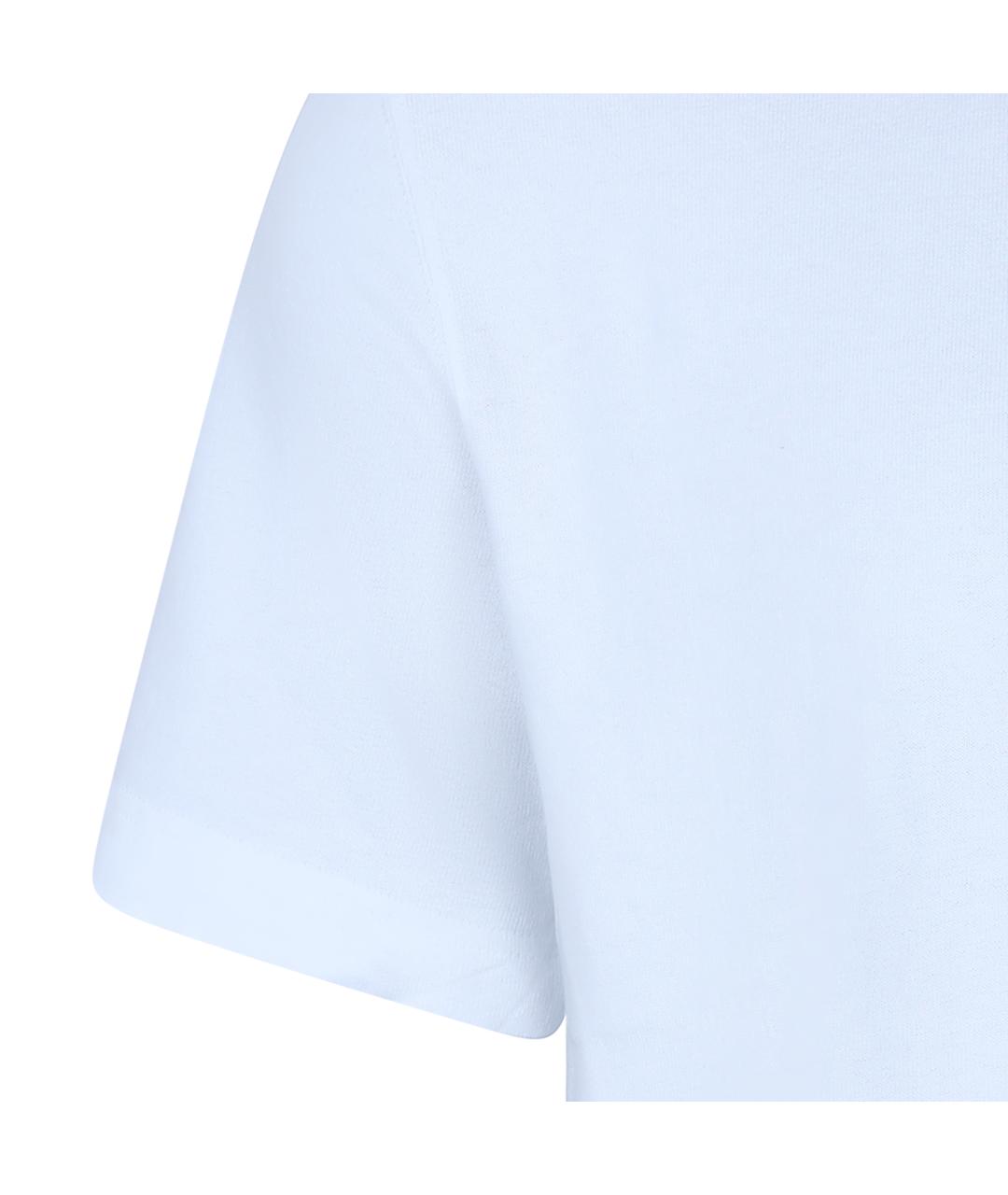 JACQUEMUS Белая хлопковая футболка, фото 9