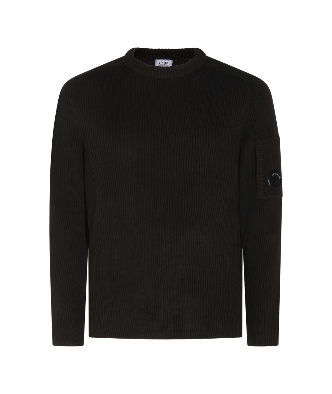 CP COMPANY Антрацитовый хлопковый джемпер / свитер, фото 1