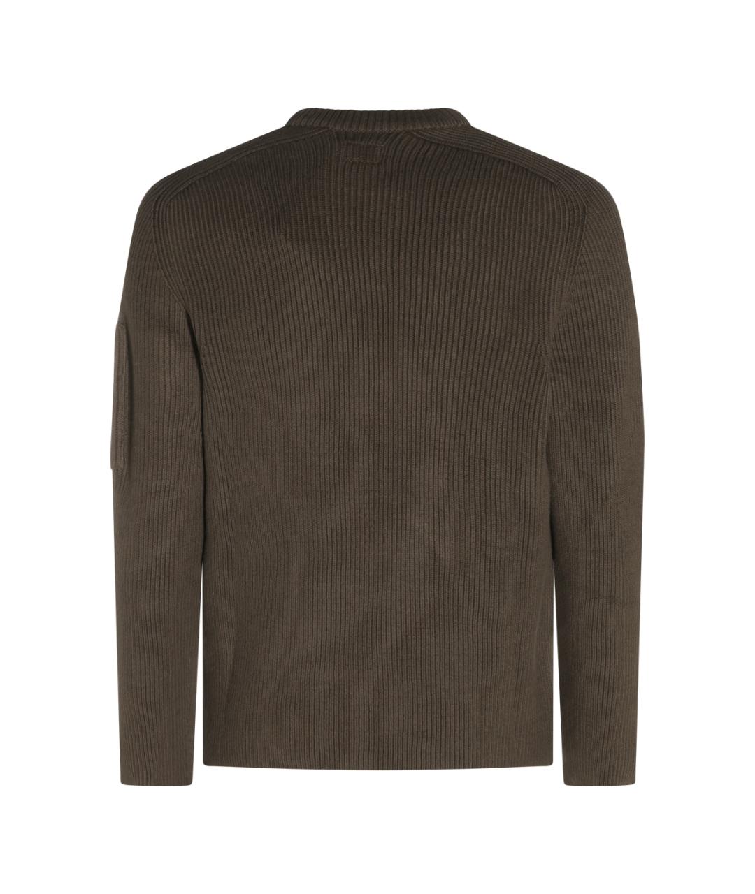 CP COMPANY Зеленый хлопковый джемпер / свитер, фото 2