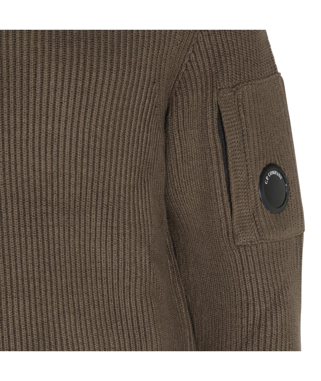 CP COMPANY Зеленый хлопковый джемпер / свитер, фото 3