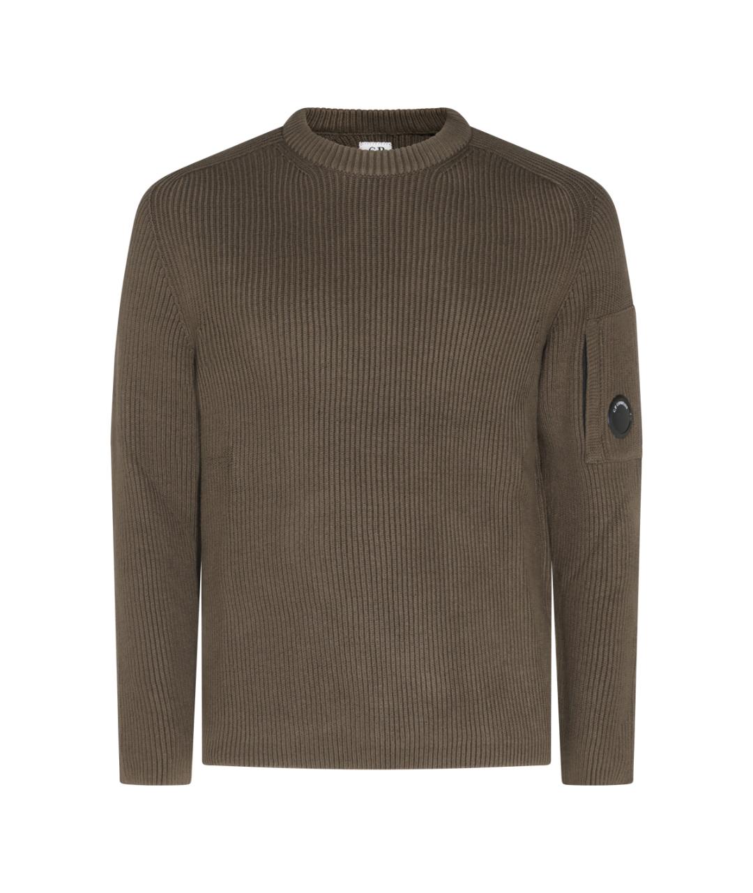 CP COMPANY Зеленый хлопковый джемпер / свитер, фото 1