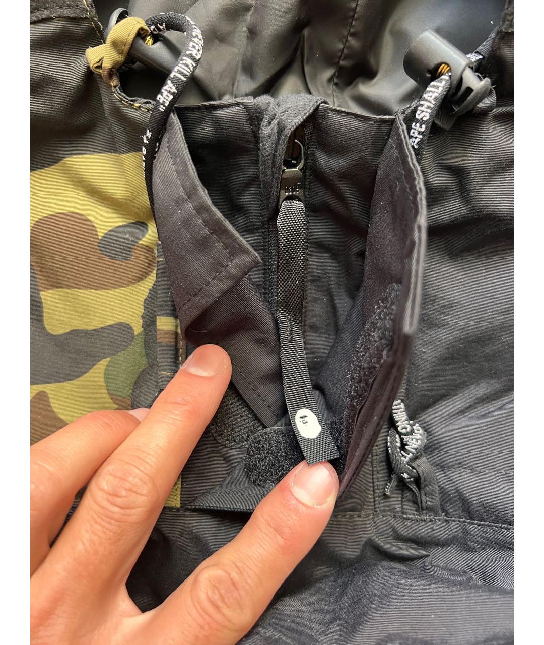 BAPE Хаки шапка, фото 4