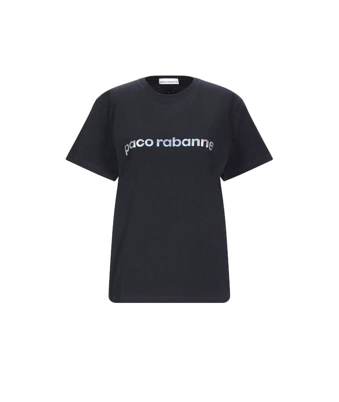 PACO RABANNE Черная футболка, фото 7