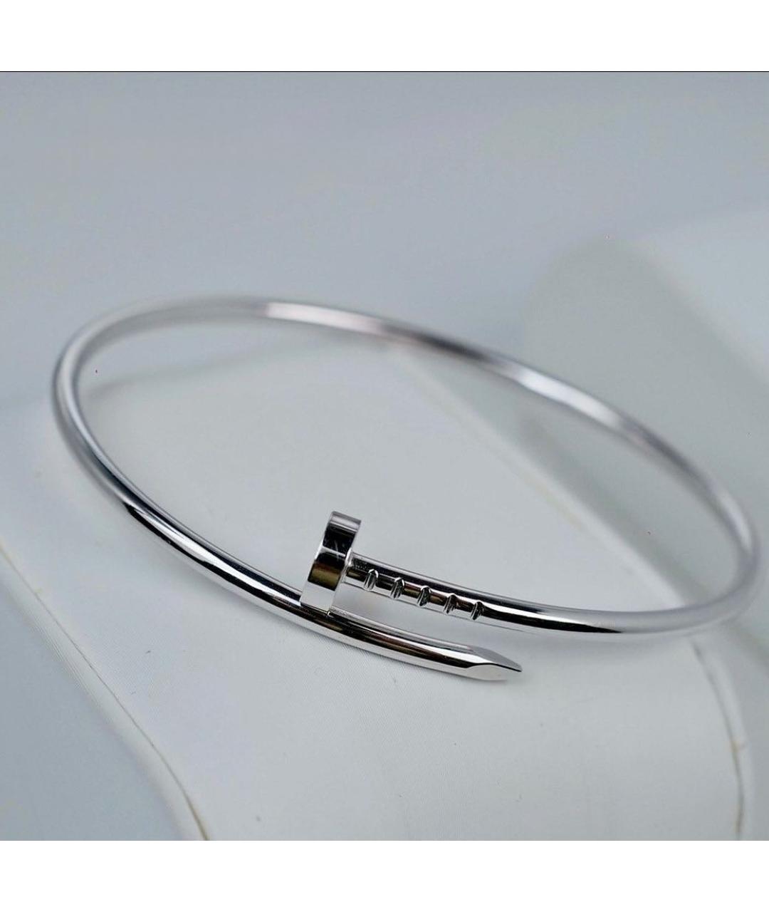 CARTIER Серебряный браслет из белого золота, фото 2