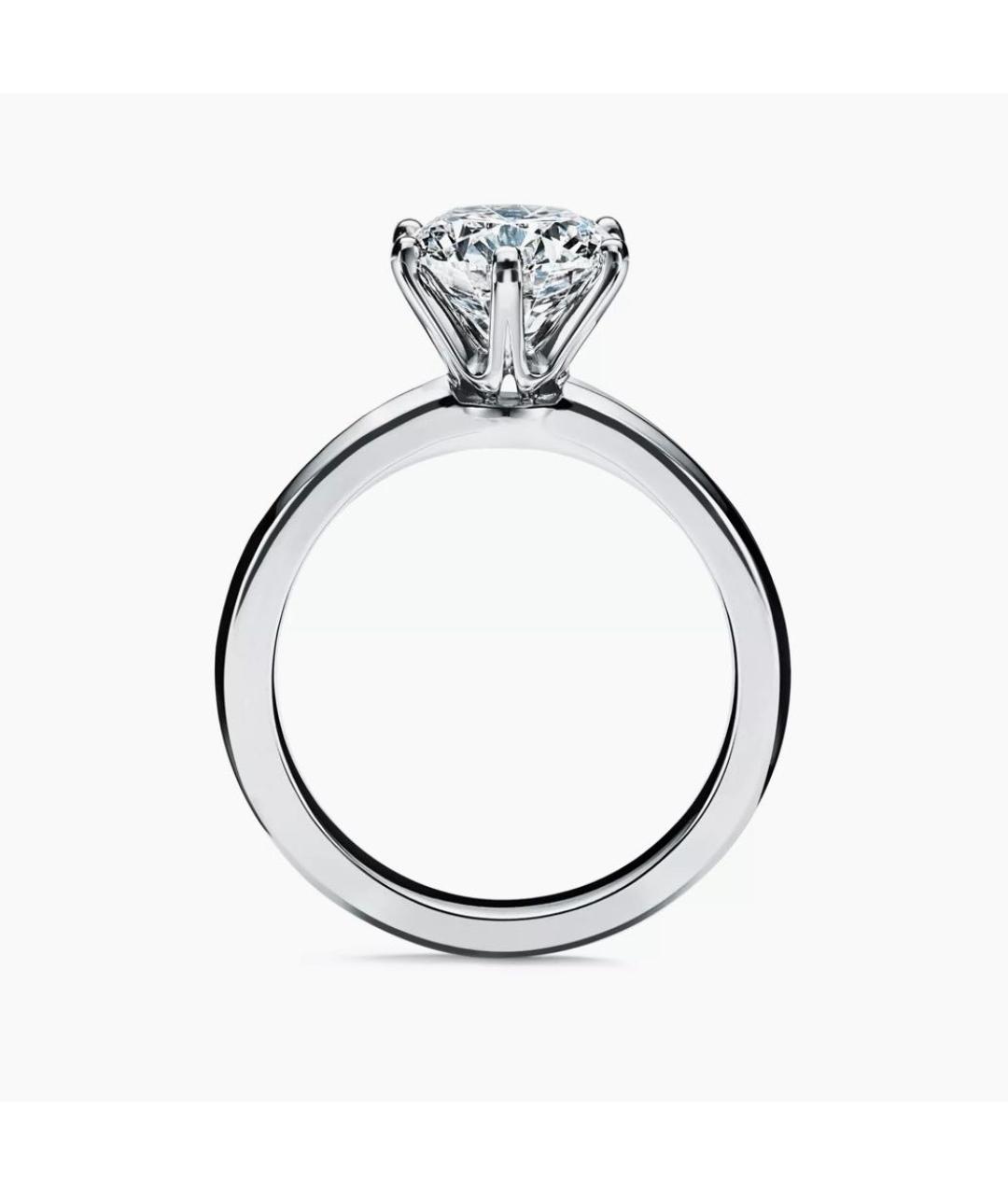 TIFFANY&CO Серебряное платиновое кольцо, фото 4