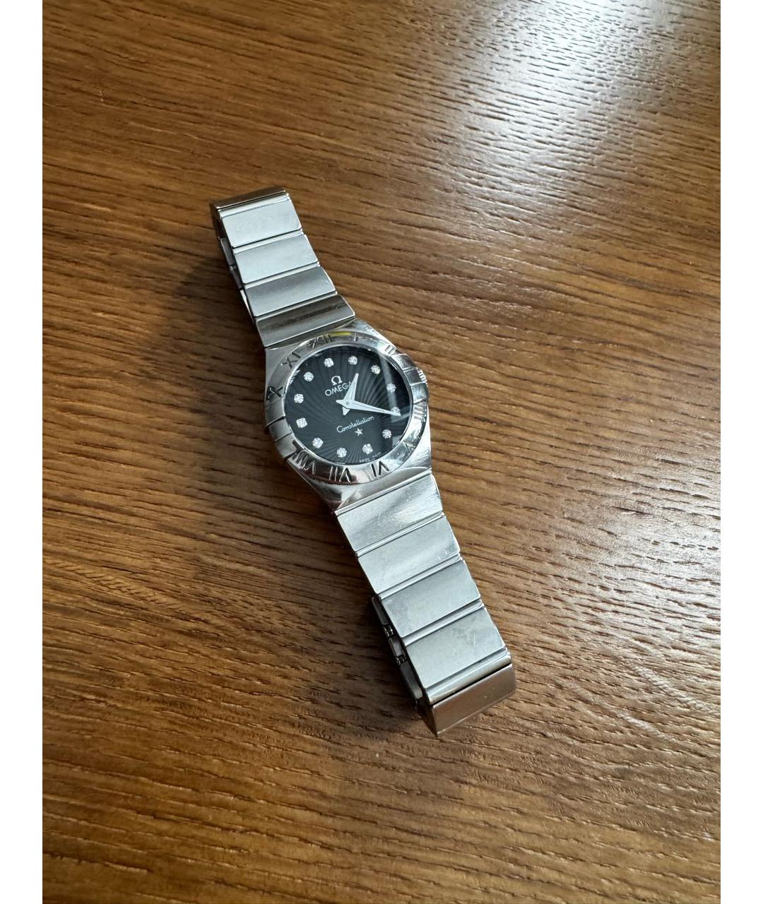 OMEGA Серебряные часы, фото 4