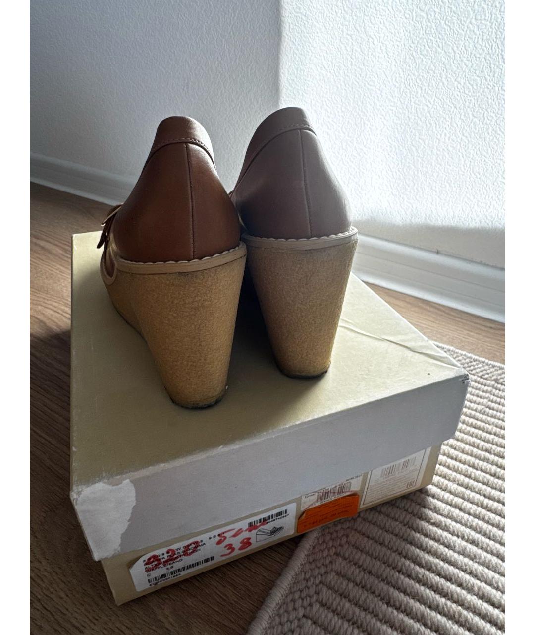 STELLA MCCARTNEY Бежевые туфли из искусственной кожи, фото 3