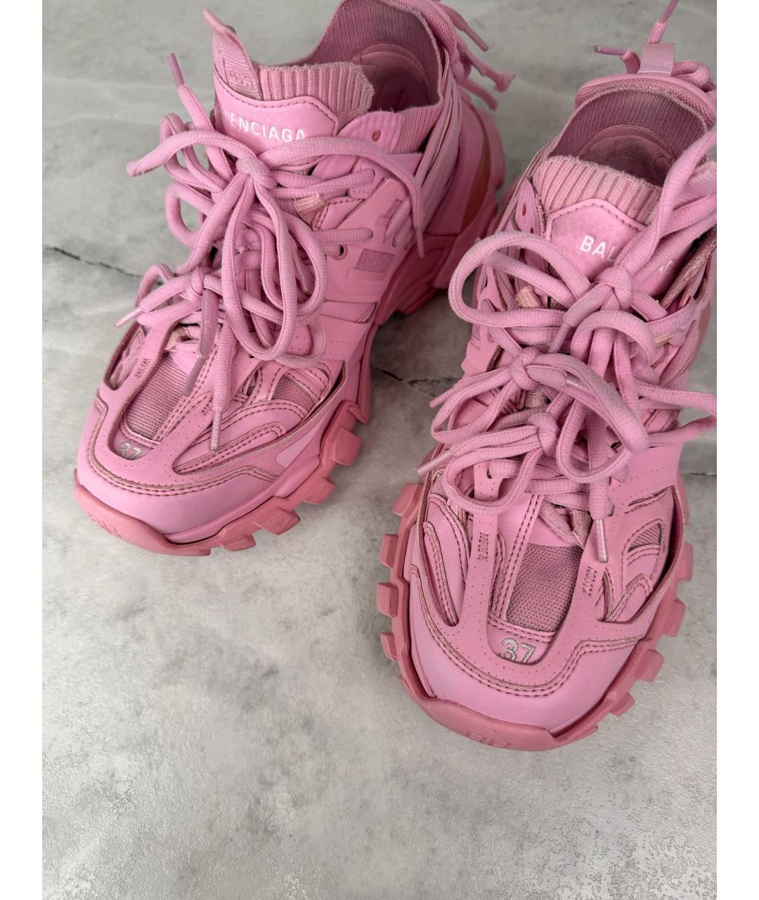 BALENCIAGA Розовые кроссовки, фото 3
