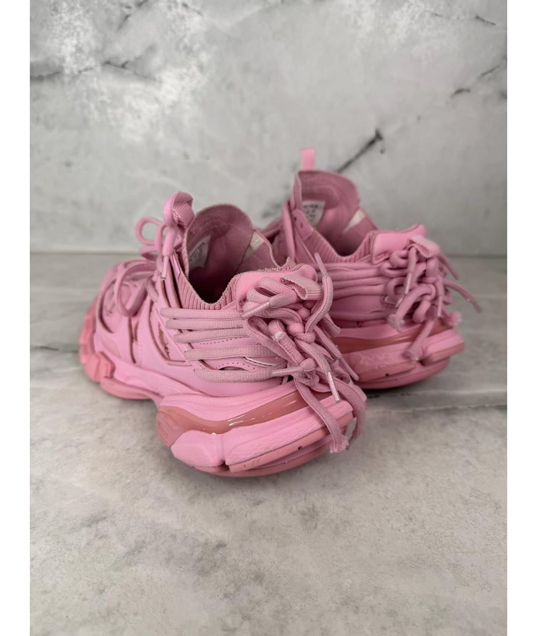 BALENCIAGA Розовые кроссовки, фото 4