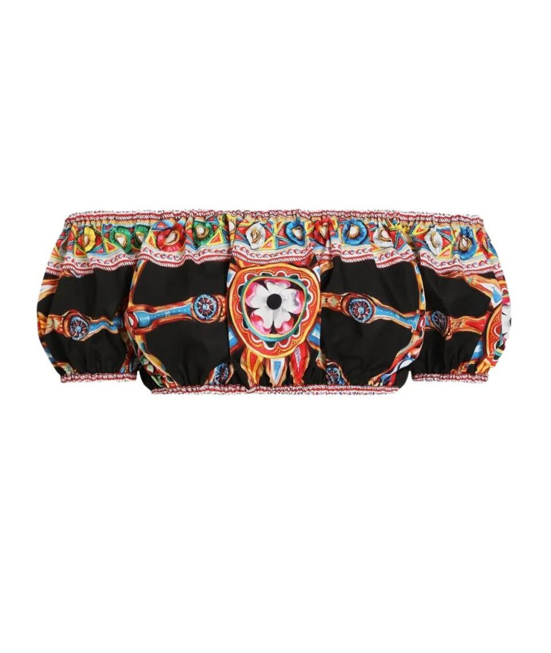 DOLCE&GABBANA Мульти хлопковая блузы, фото 1