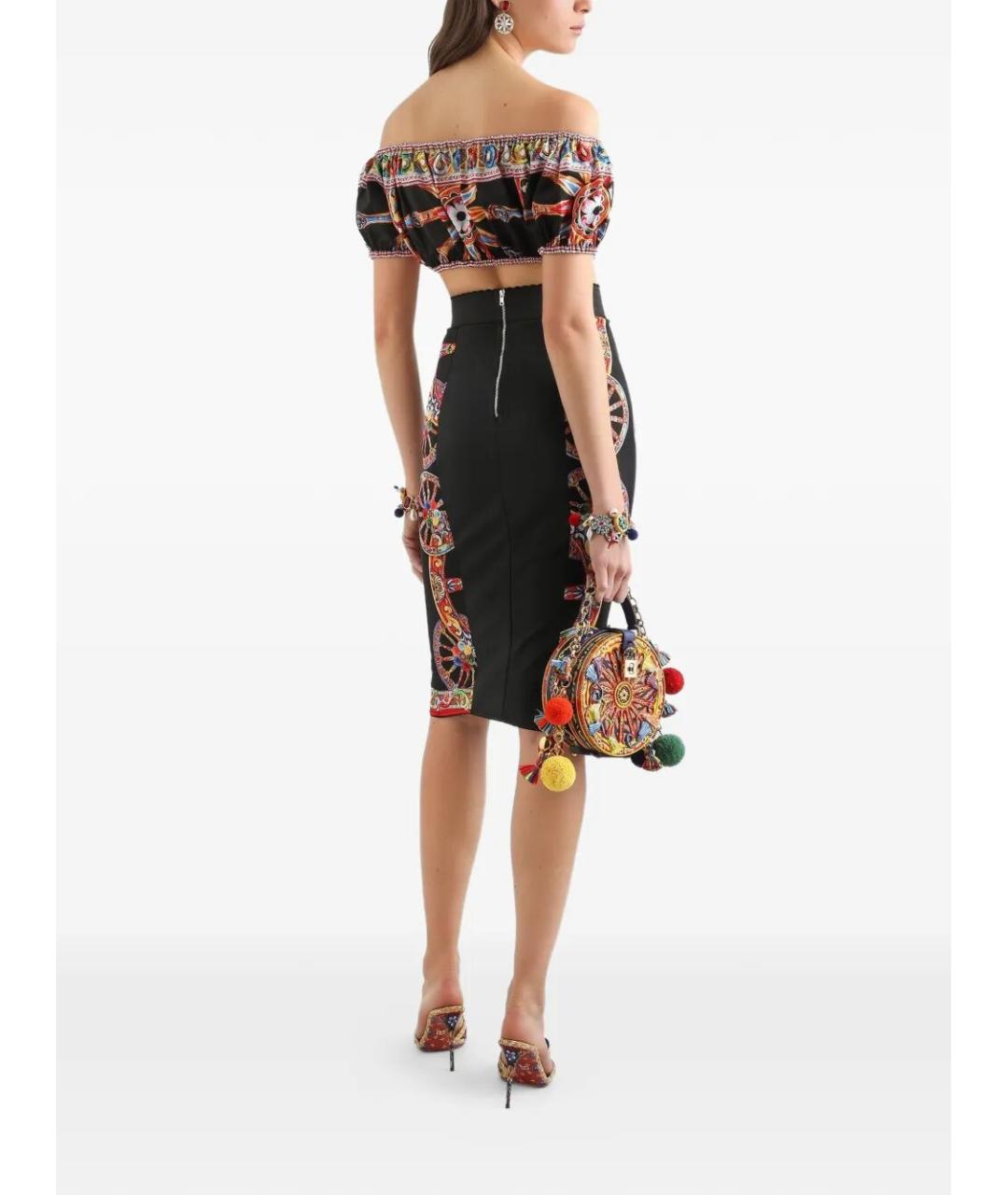 DOLCE&GABBANA Мульти хлопковая блузы, фото 3