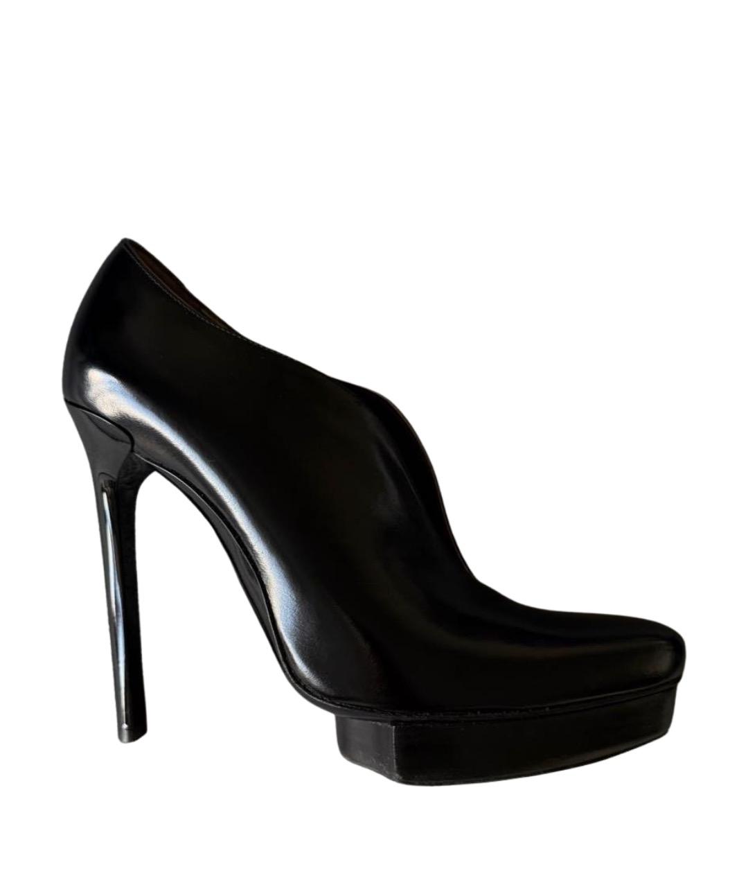 LANVIN Черные кожаные туфли, фото 1