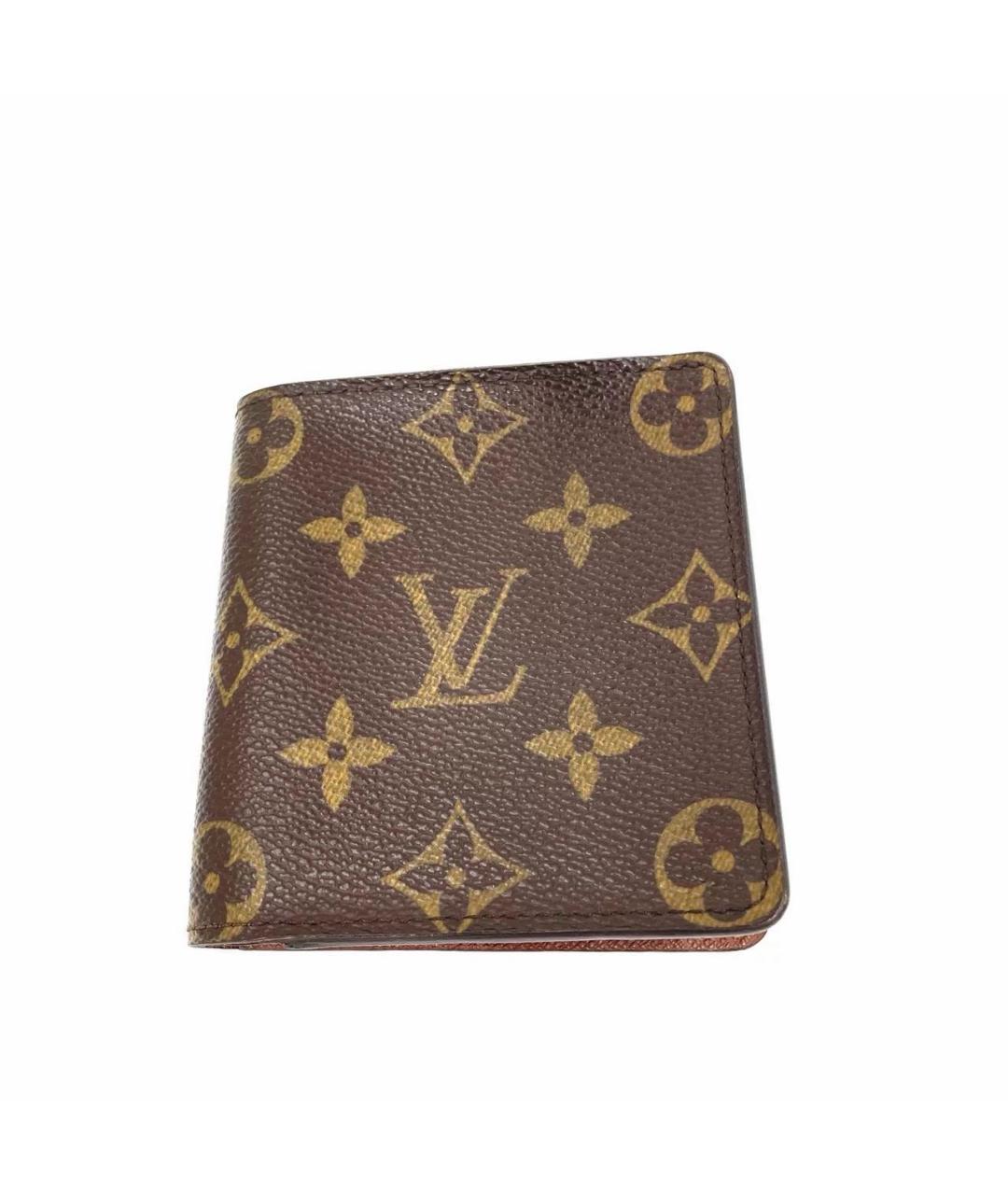 LOUIS VUITTON Коричневый кошелек, фото 2