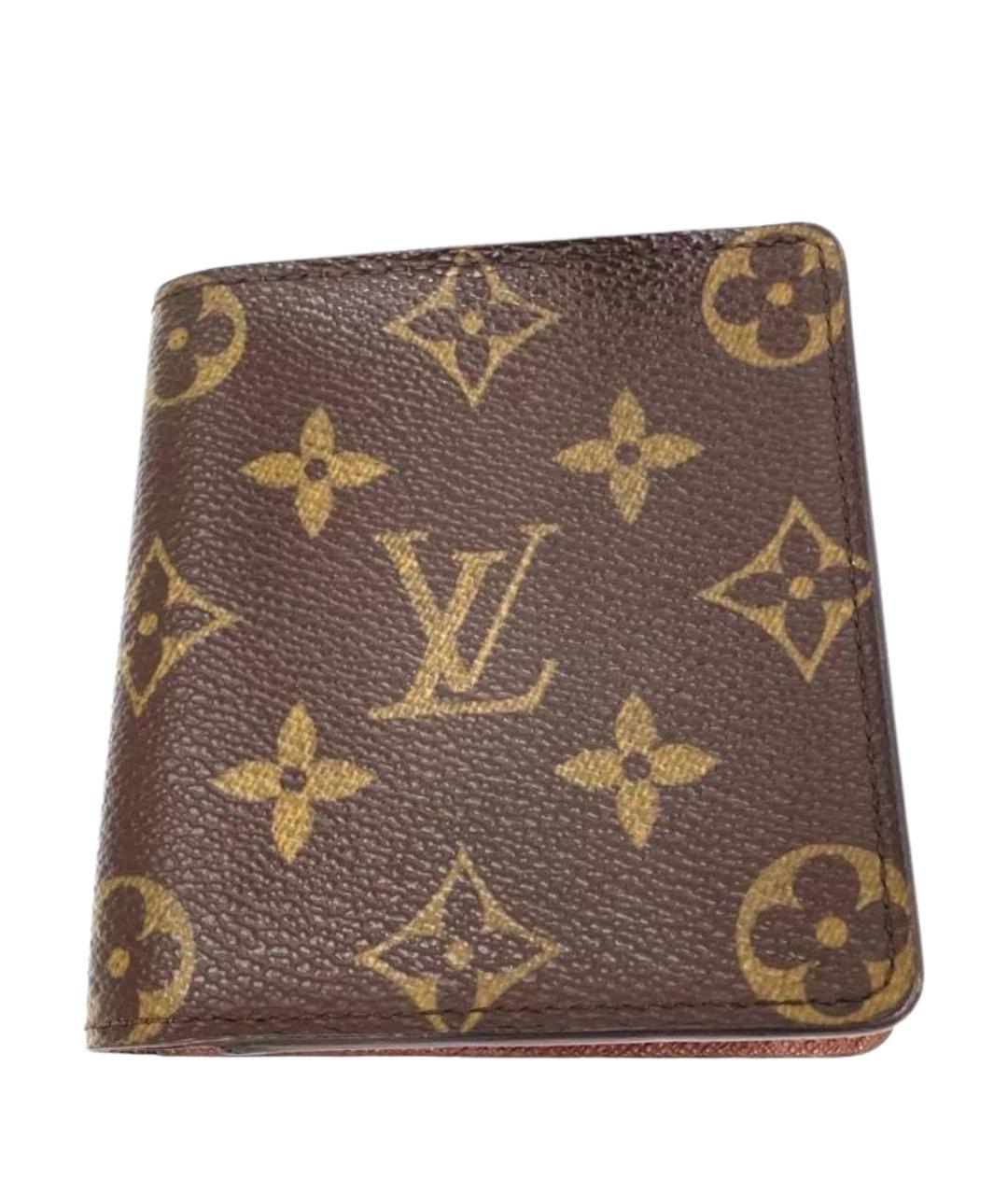LOUIS VUITTON Коричневый кошелек, фото 1