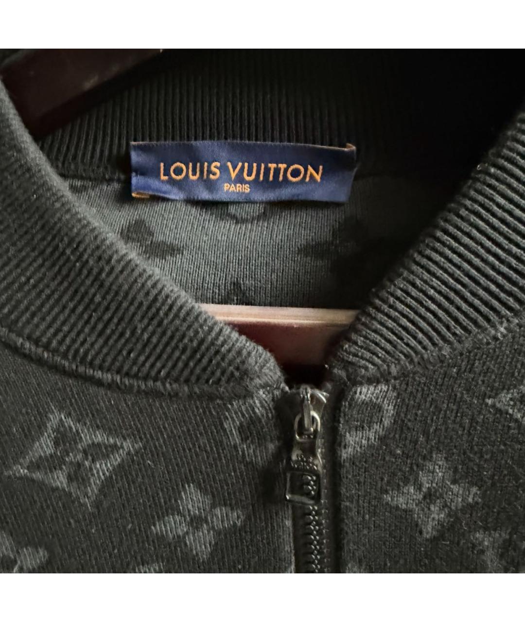 LOUIS VUITTON Черный шерстяной кардиган, фото 6