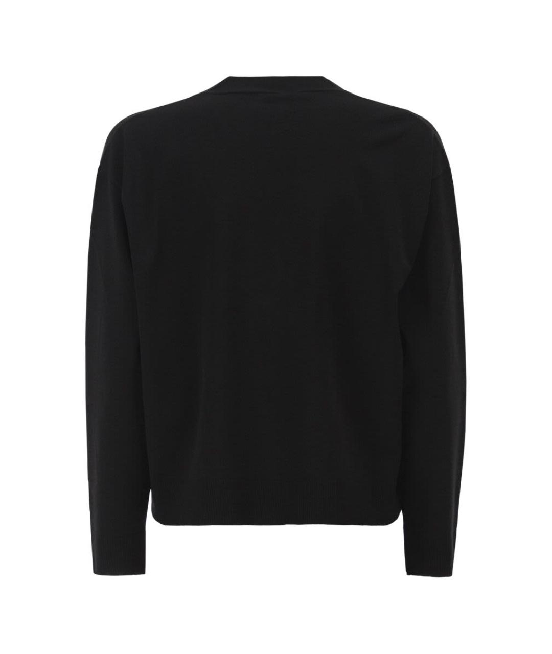 WEEKEND MAX MARA Черный вискозный кардиган, фото 2