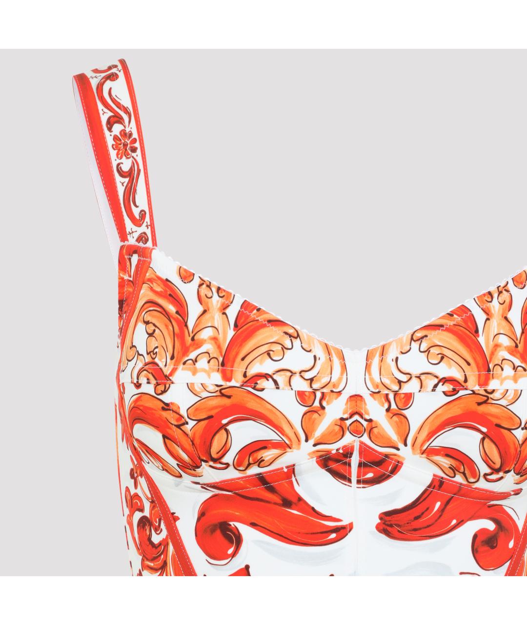 DOLCE&GABBANA Мульти полиамидовое повседневное платье, фото 3