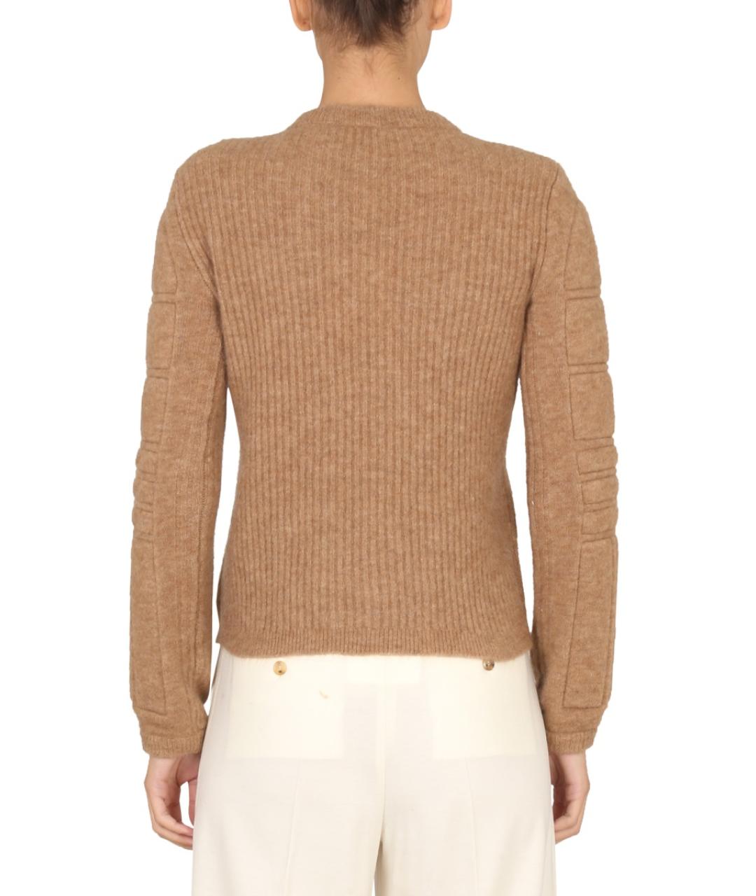 MAX MARA Бежевый джемпер / свитер, фото 3