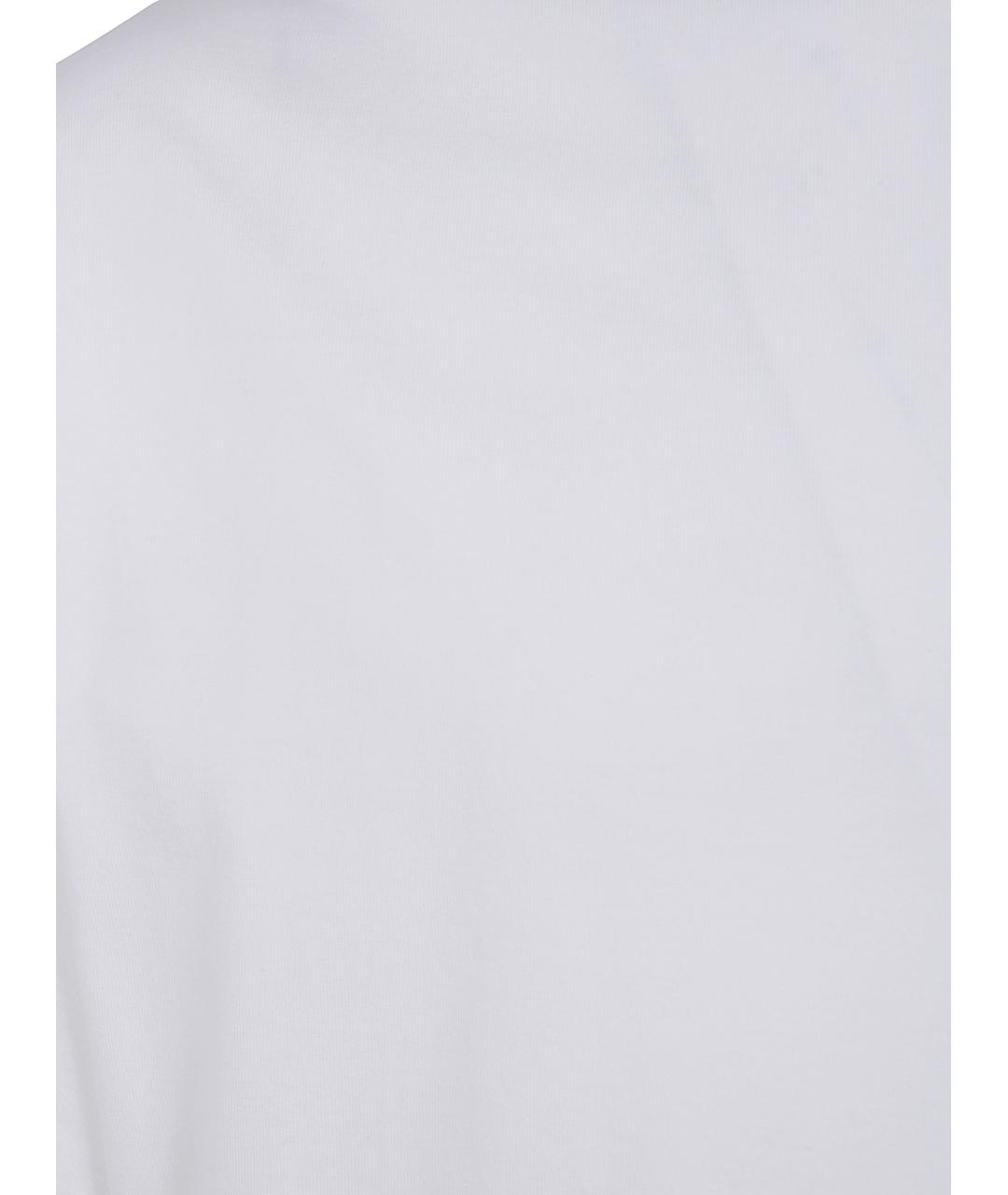 JIL SANDER Белая хлопковая футболка, фото 3