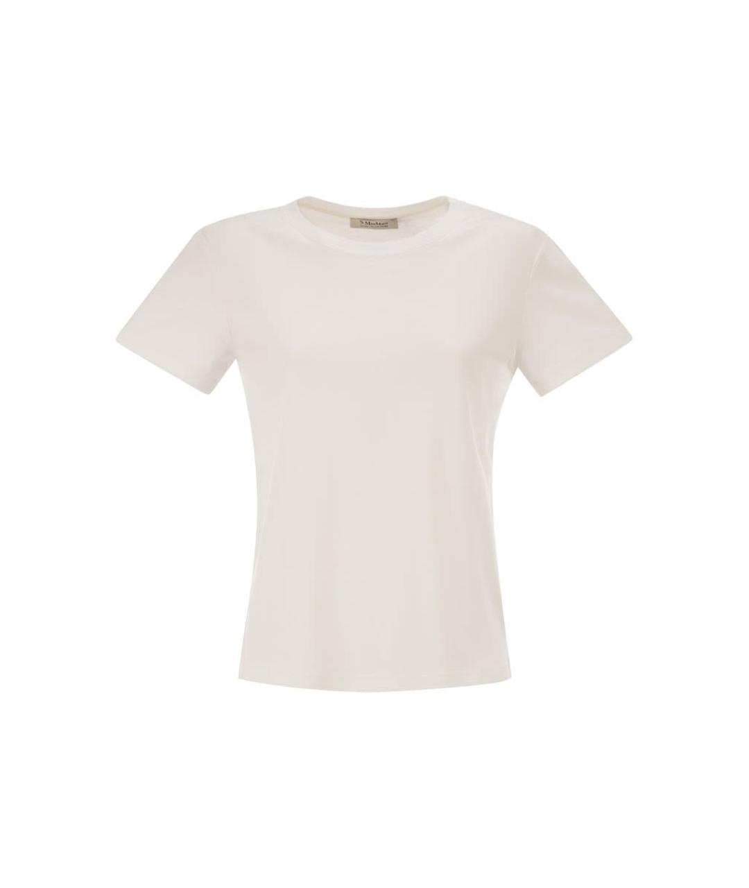 'S MAX MARA Белая хлопковая футболка, фото 1