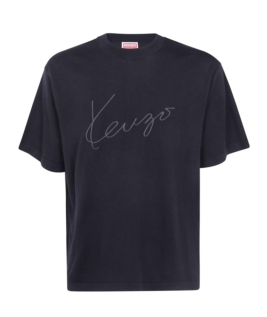 KENZO Черная футболка, фото 1
