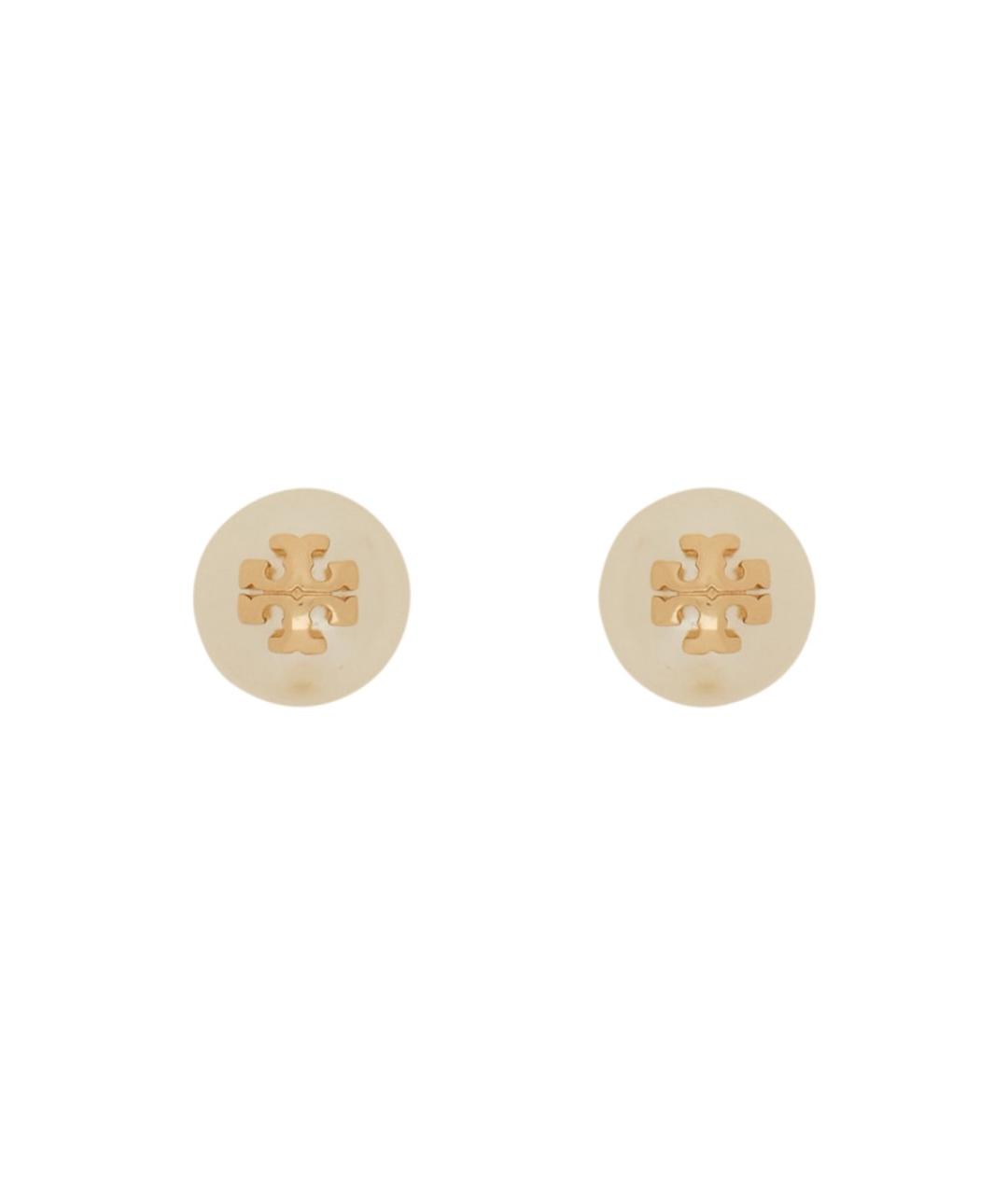 TORY BURCH Золотые металлические серьги, фото 1