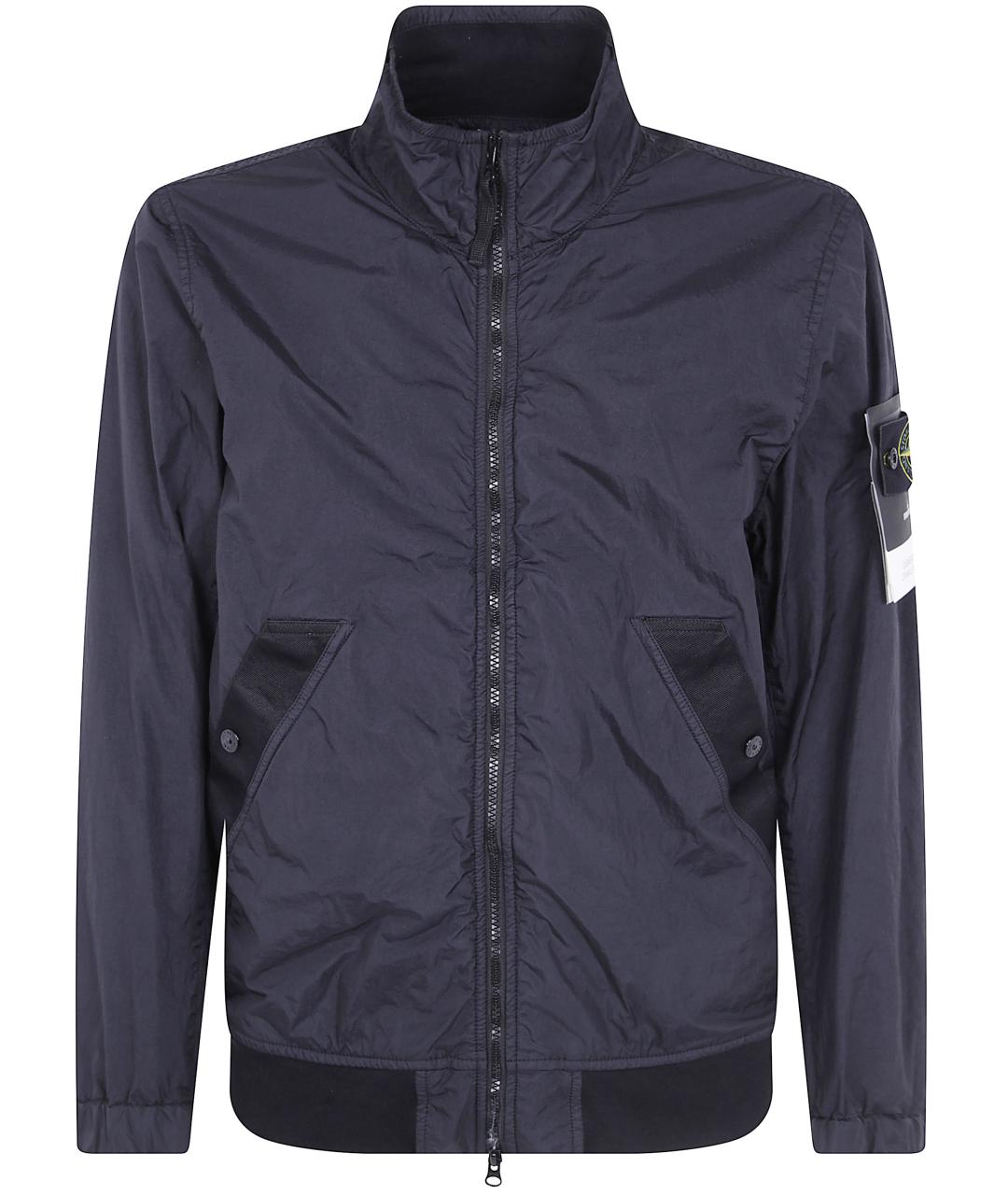 STONE ISLAND Черная полиамидовая куртка, фото 1