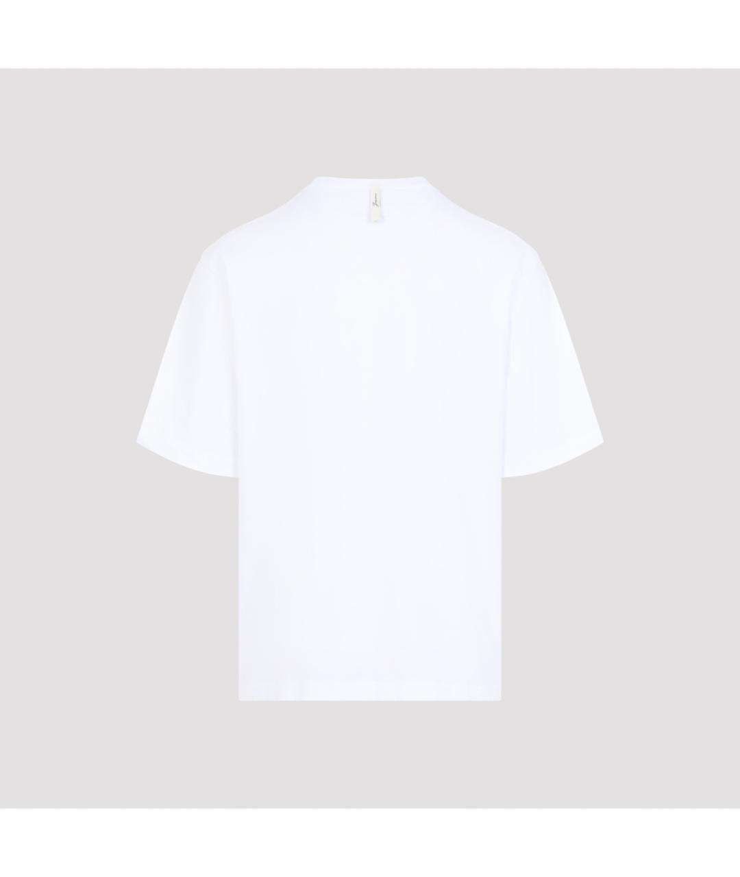 JACQUEMUS Белая хлопковая футболка, фото 2