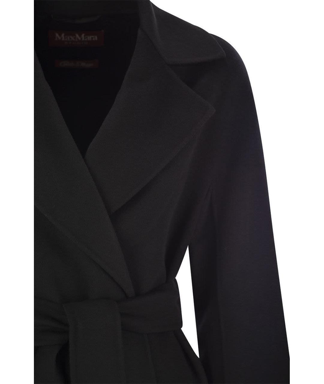 MAX MARA Черное шерстяное пальто, фото 4