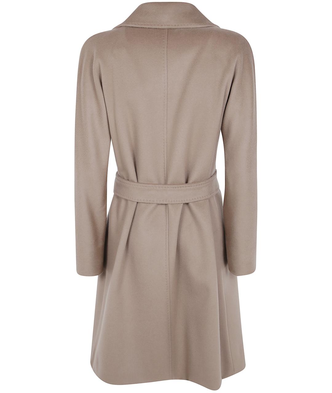 MAX MARA STUDIO Коричневое шерстяное пальто, фото 2
