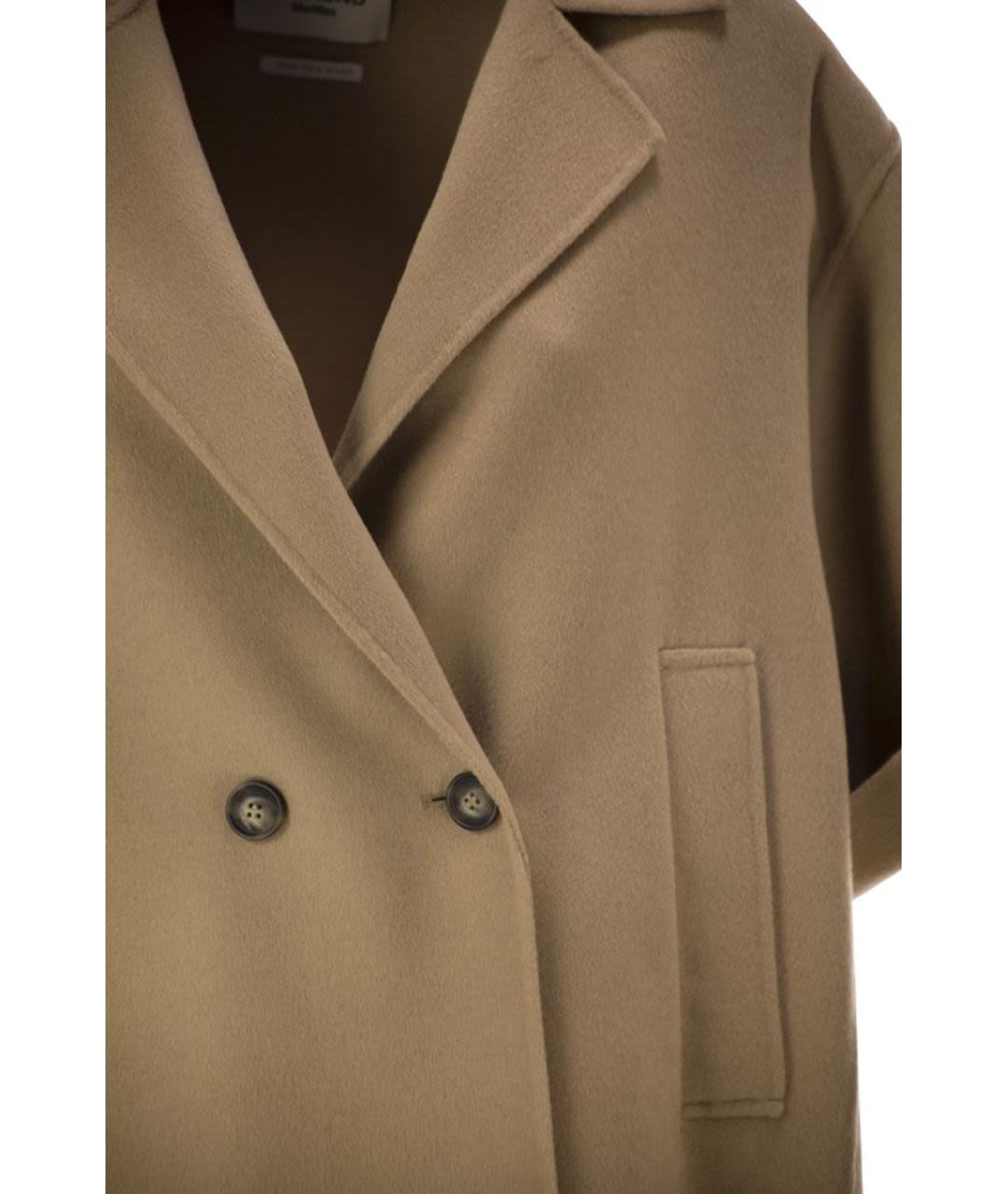 WEEKEND MAX MARA Бежевая шерстяная куртка, фото 4
