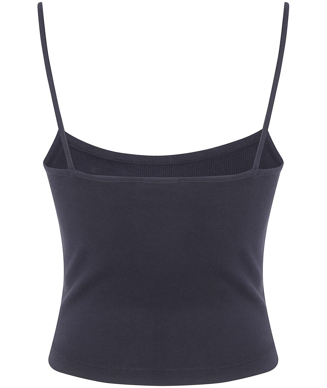 DIESEL Черная хлопковая майка, фото 2