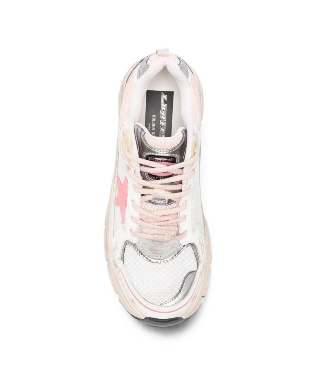 GOLDEN GOOSE Белые синтетические кроссовки, фото 2