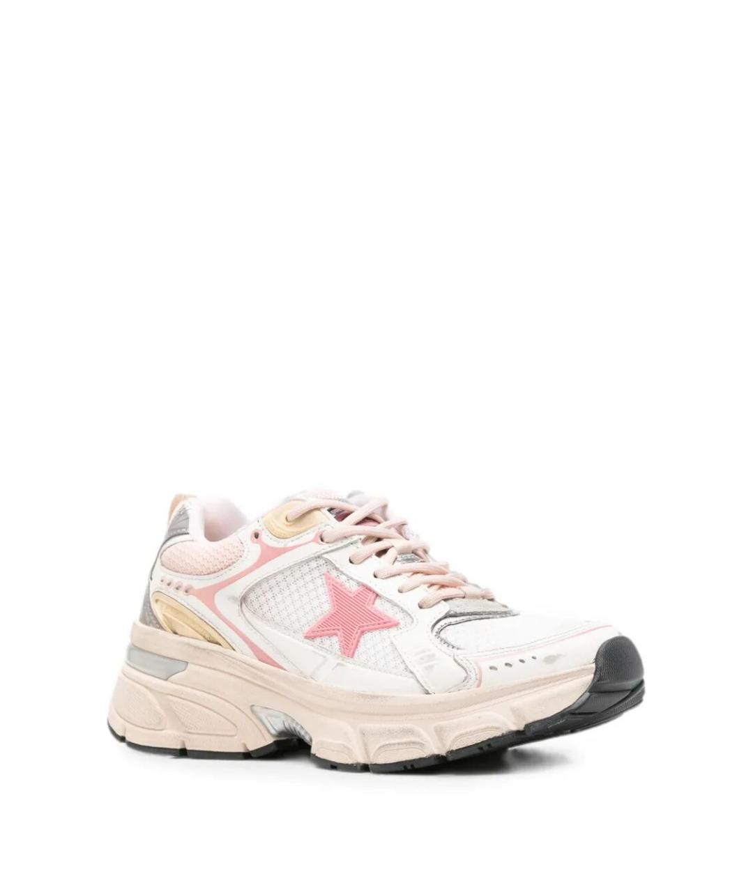 GOLDEN GOOSE Белые синтетические кроссовки, фото 4