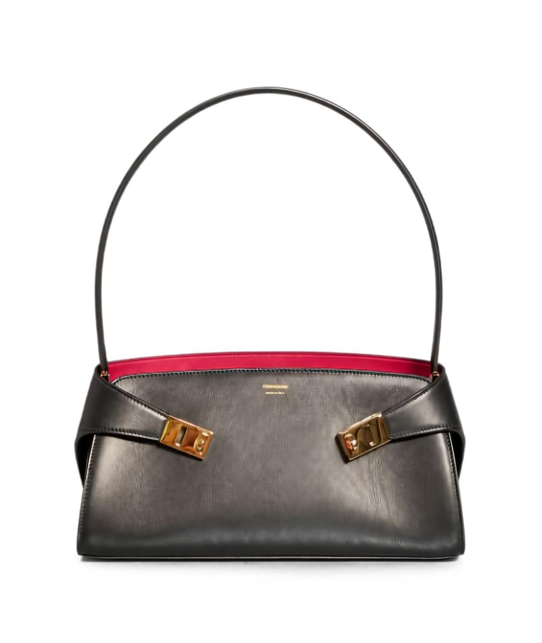 FERRAGAMO Кожаная сумка с короткими ручками, фото 1