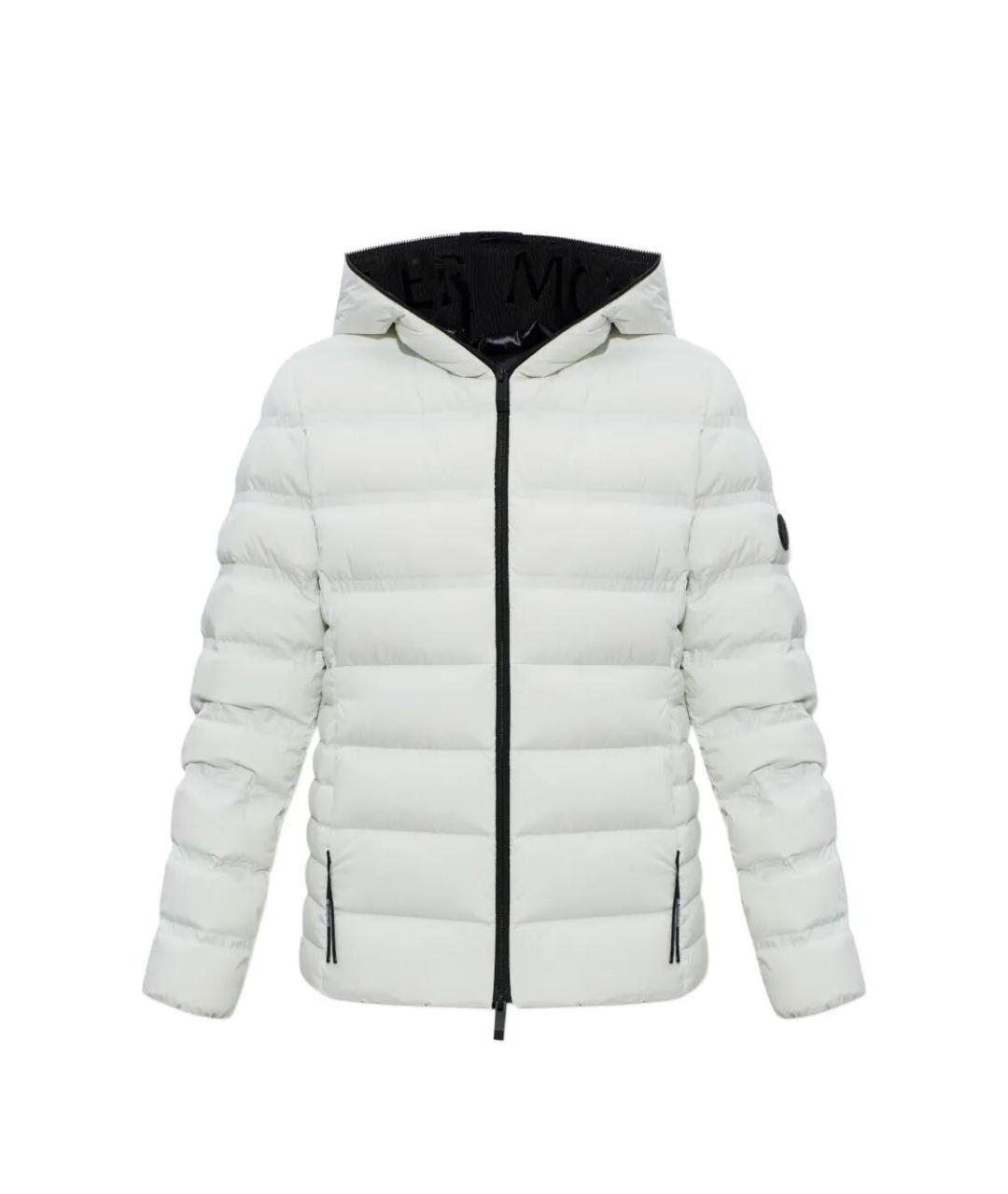 MONCLER Белая полиамидовая куртка, фото 1