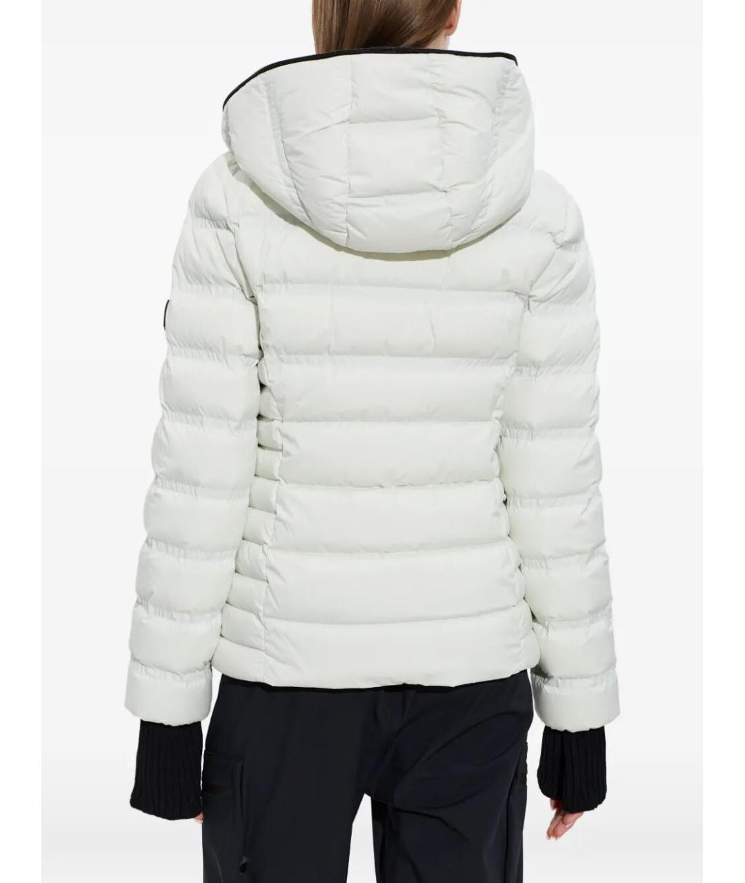 MONCLER Белая полиамидовая куртка, фото 5