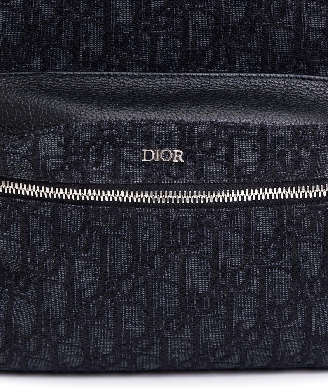 CHRISTIAN DIOR Синий тканевый рюкзак, фото 2