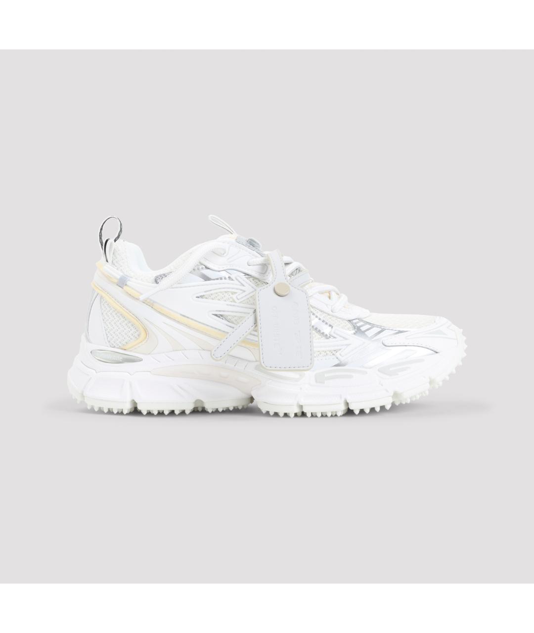 OFF-WHITE Белые синтетические кроссовки, фото 2